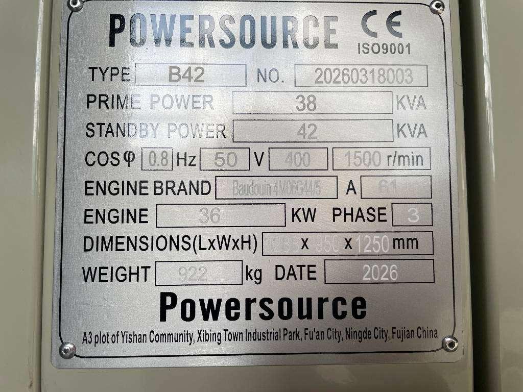 Baudouin 4M06G44/5 - 42 kVA Generator - DPX-19863 Photo 6