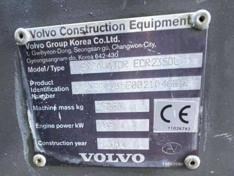 Volvo ECR 235 DL Photo 16
