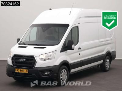 Ford Transit 170pk Automaat Hoog Dak L3H3 Trekhaak Airco Cruise Camera Parkeersensoren v+a Euro6 L3 A/C en vente par BAS World B.V.