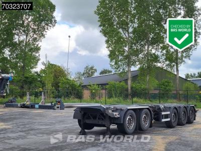 D-Tec VCC-06 5 axles 5-axle Breker-Chassis Steering +Lift axle en vente par BAS World B.V.