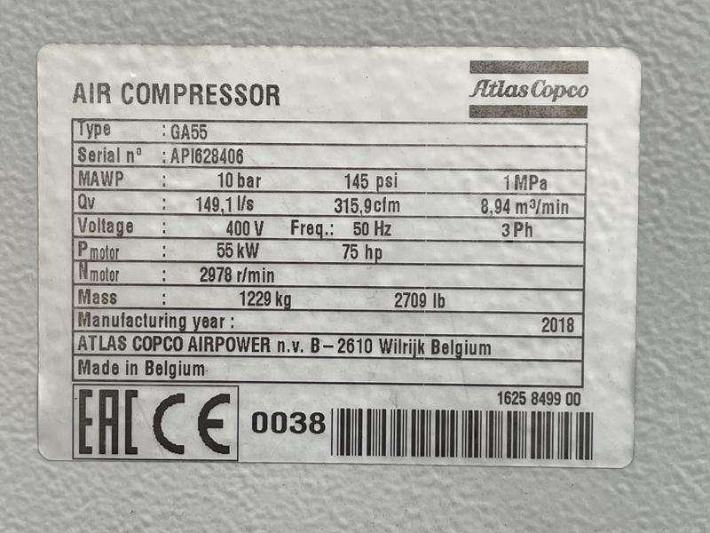 Atlas Copco GA 55 Photo 6