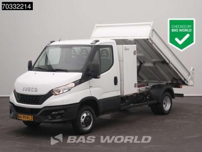 Iveco Daily 35C16 3.0L Kipper met Kist 3500kg trekhaak Airco Cruise Euro6 Tipper Kieper Open laadbak Benn en vente par BAS World B.V.
