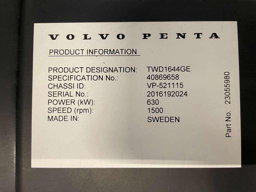 Volvo TWD1644GE - 715 kVA Generator - DPX-18884.1-O Photo 10