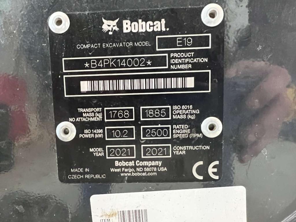 Bobcat E19 Photo 12