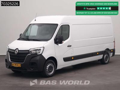Renault Master 135PK L3H2 LED Airco Cruise Parkeersensoren v+a Euro6 L3 Airco Cruise control en vente par BAS World B.V.