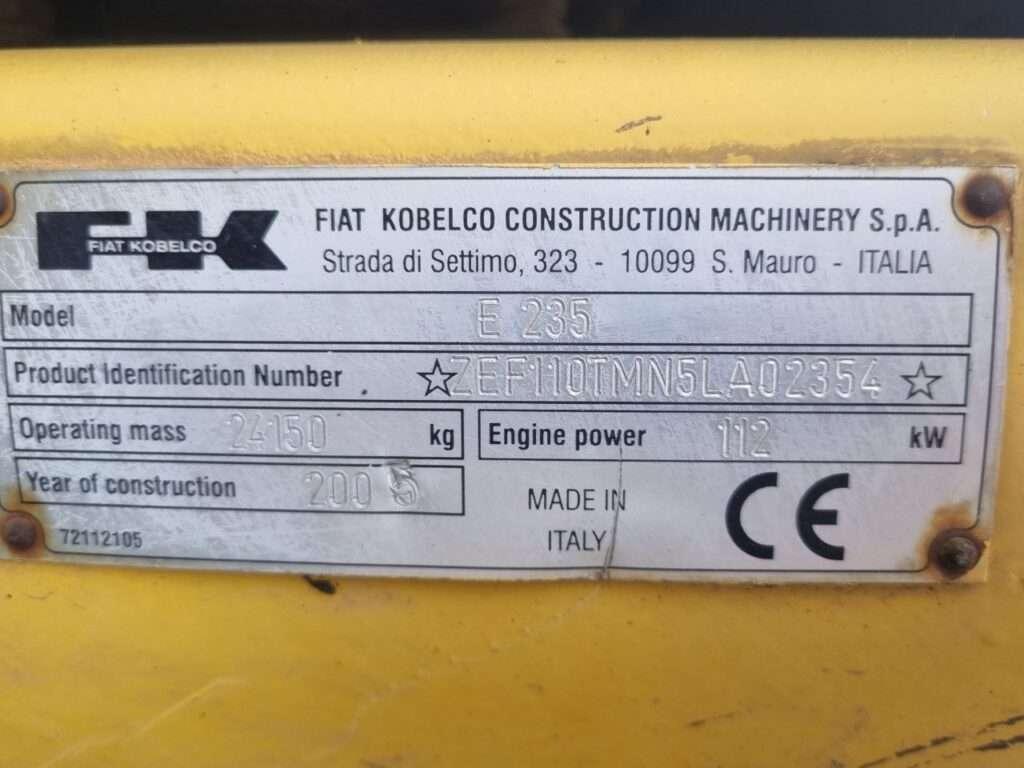 New Holland Kobelco E235 Photo 14
