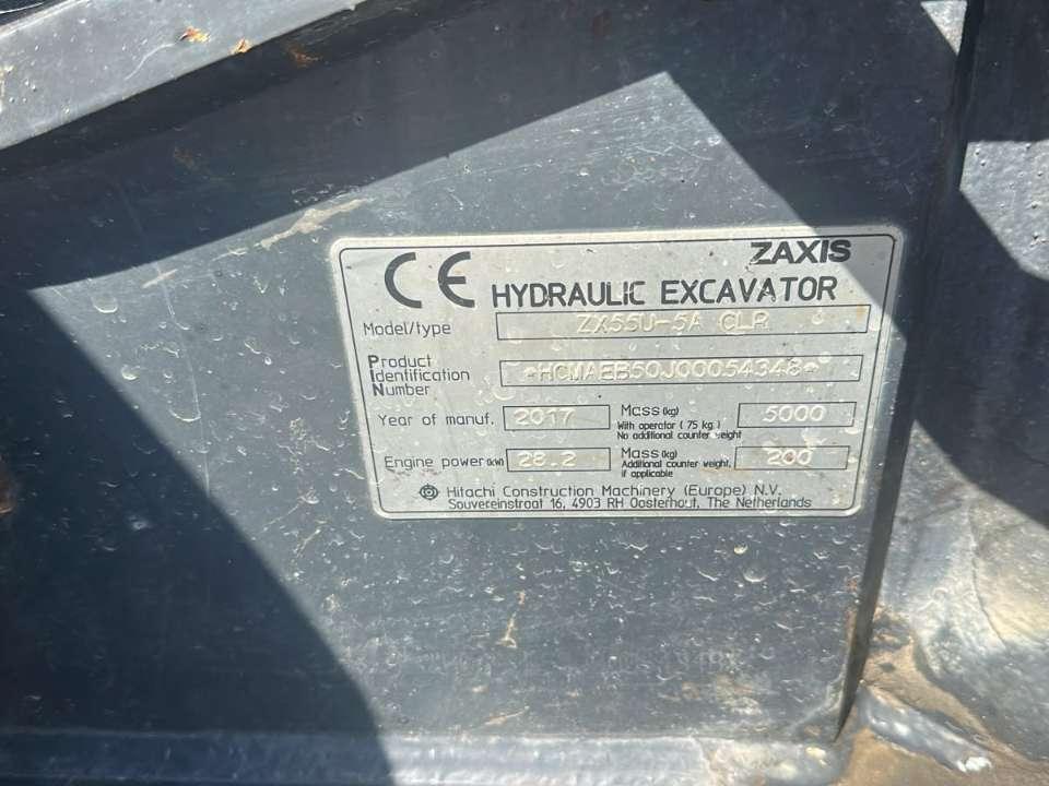 Hitachi Zaxis 55U-5A Photo 6