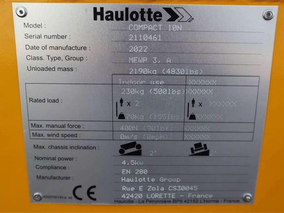 Haulotte COMPACT 10N Photo 6