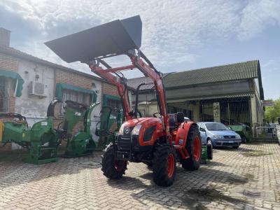 Kioti DK 5020 H-Shuttle con CARICATORE ANTERIORE SFILABILE SGANCIO RAPIDO en vente par Giordano Srl