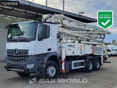 Mercedes Arocs 2640 6X4 36mtr CIFA K36L-HP168EC 4 arm Automatic Big-Axle Steelsuspension Euro 6 en vente par BAS World B.V.