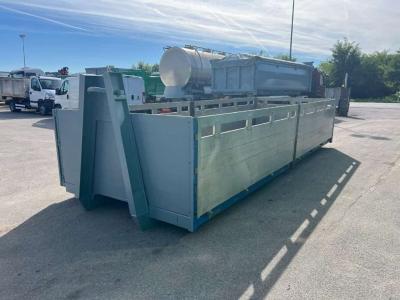 CONTAINER SCARRABILE USATO A PIANALE CON SPONDE en vente par Aurora Srl