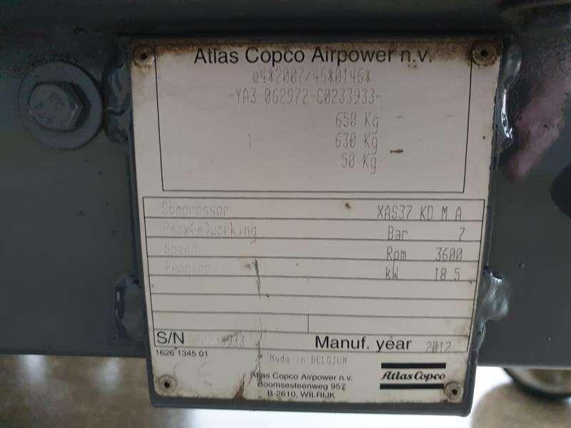 Atlas Copco XAS 37 KD Photo 10
