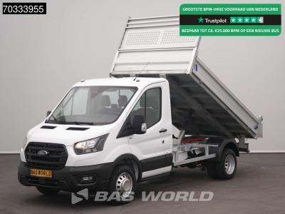Ford Transit 170pk Kipper Dubbellucht 3,5t Trekhaak Airco Camera Euro6 Tipper Benne Kieper Airco Trekhaa en vente par BAS World B.V.