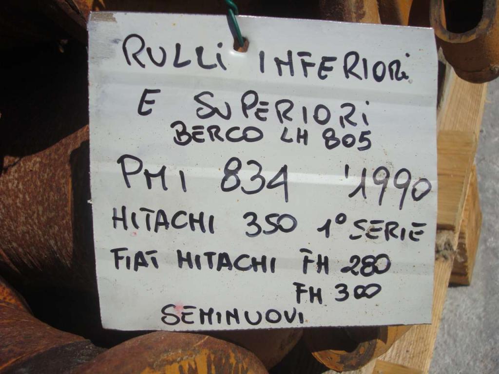 Rouleaux supérieurs et inférieurs pour Fiat Hitachi Photo 4