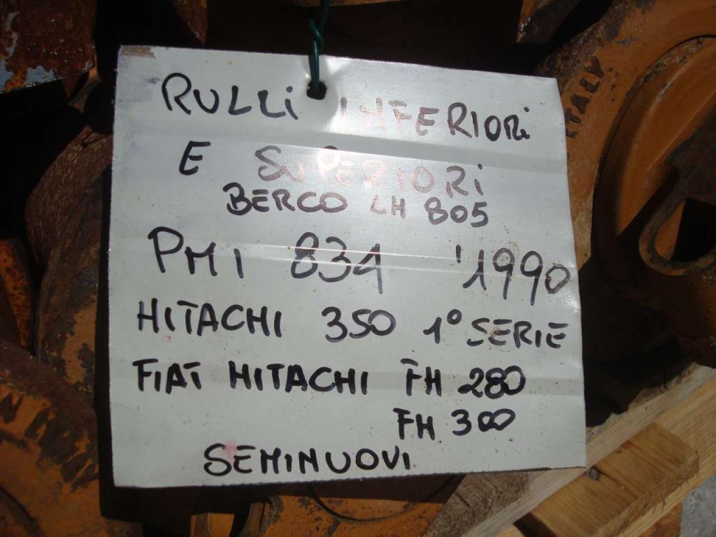 Rouleaux supérieurs et inférieurs pour Fiat Hitachi Photo 5