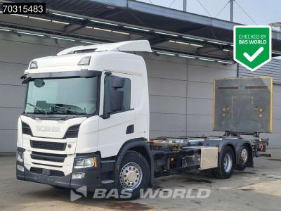 Scania P500 P 6X2 Full Air Zepro 2500kg Ladebordwand Lift-Lenk Asche Retarder Automatic en vente par BAS World B.V.
