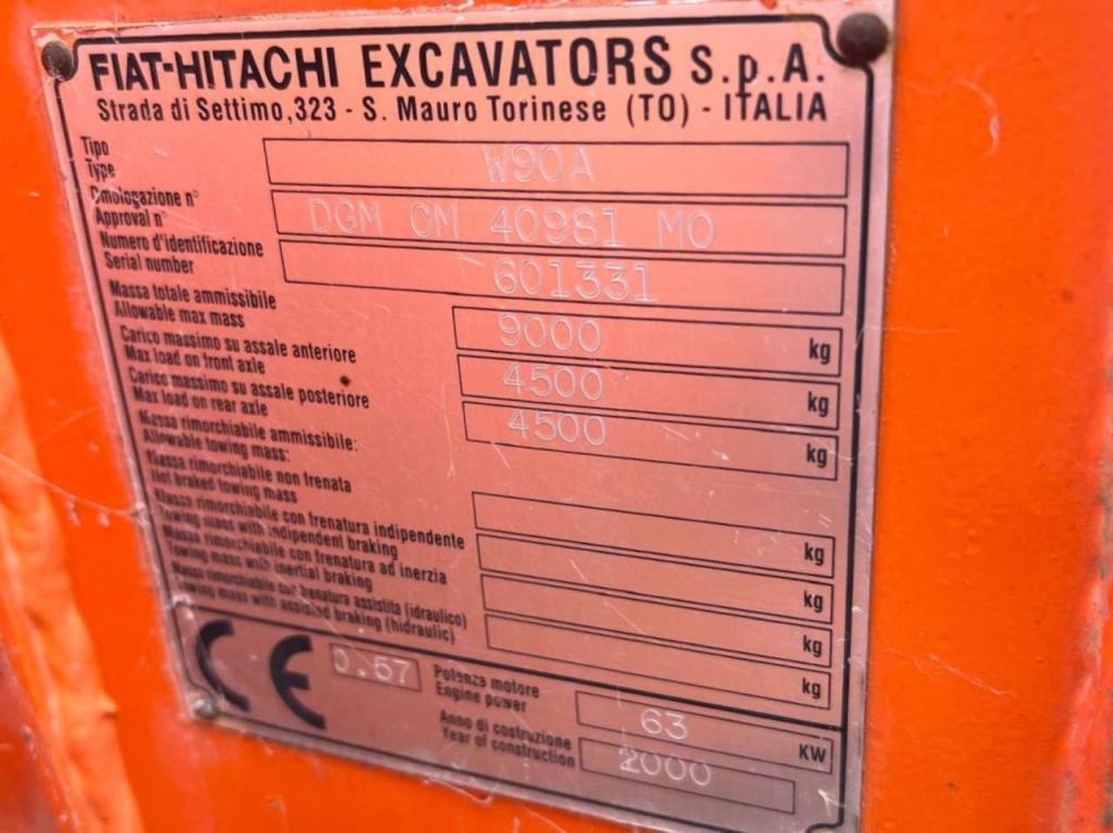 Fiat Hitachi W90A Photo 6