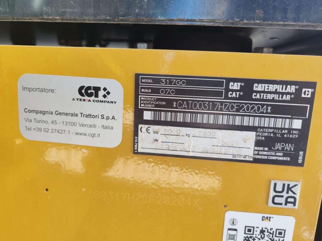 Caterpillar 317GC Photo 12