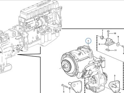 Volvo hydraulic transmission for Volvo L180F and L150F Photo 1