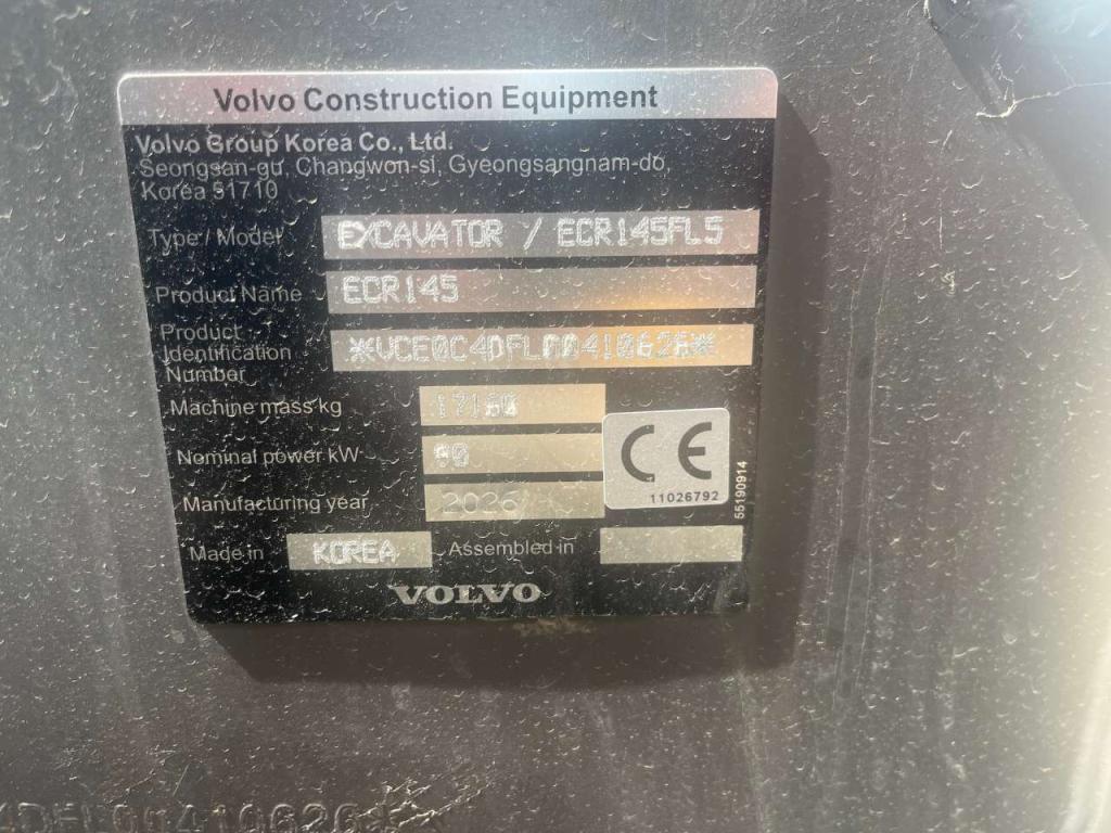 Volvo ECR145FL5 Photo 27