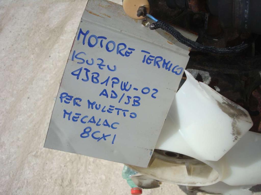 Moteur à combustion pour Mecalac ISUZU 4JB1PW-02 AD/JB per 8CXI Photo 6