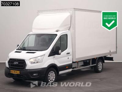 Ford Transit 130pk Bakwagen Achterdeuren Navi Airco Cruise Euro6 Meubelbak Koffer A/C Cruise control en vente par BAS World B.V.