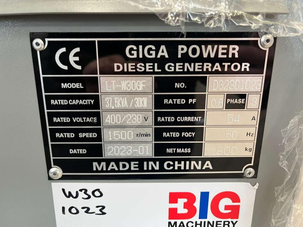 Giga Power LT-W30GF 37.5KVA closed set Photo 12