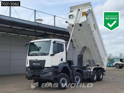 Man TGS 41.480 TGS 8X8 NEW! 8x8 20m3 Meiller Kipper Steelsuspension Automatic Euro 6 en vente par BAS World B.V.