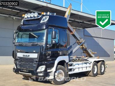Daf CF 510 CF 6X4 20tons hooklift Steelsuspension Big-Axle Manual Retarder Euro 6 en vente par BAS World B.V.