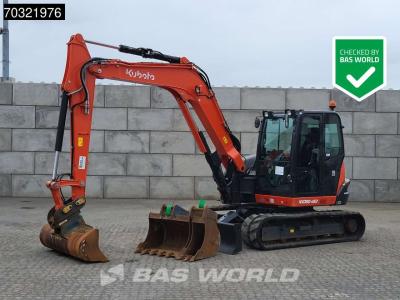 Kubota KX080 -4a2 A/C - 3 Buckets en vente par BAS World B.V.