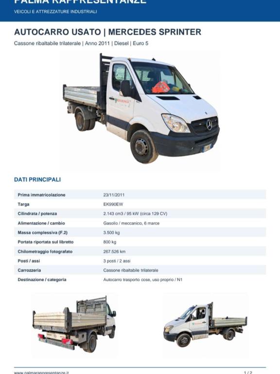 Mercedes-Benz SPRINTER 413 CDI Photo 2