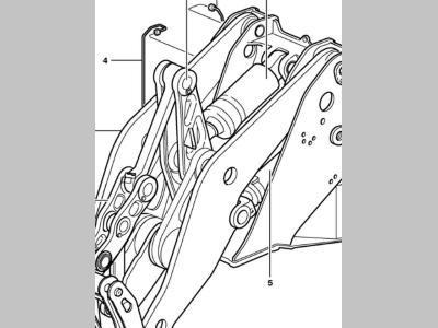 Volvo lifting frame for Volvo L180F, L180H, L180K and L180G en vente par Balavto