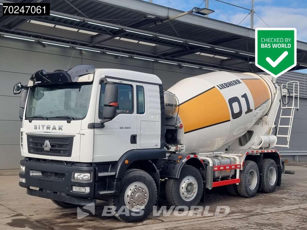 Sitrak G5 350 8X4 NEW! 8m3 Liebherr Mixer Big-Axle Steel Suspension Photo 1