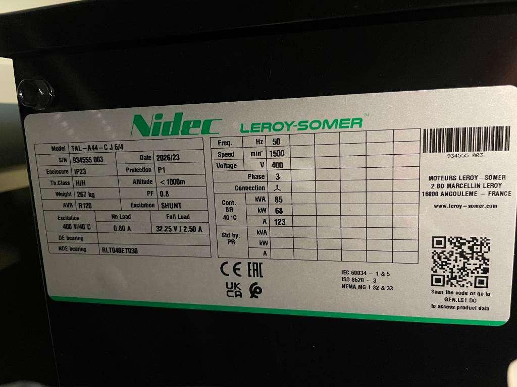 Cummins 4BTA3.9-G11 - 88 kVA Generator - DPX-19834 Photo 15