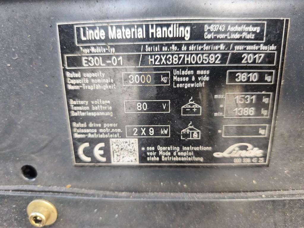 Linde E30L-01 Photo 8