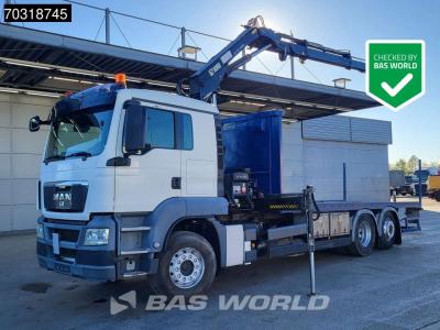 Man TGS 26.400 6X2 HIAB 144 B S-2 Hiduo Kran Crane ADR Lift+steering axle Euro 5 en vente par BAS World B.V.