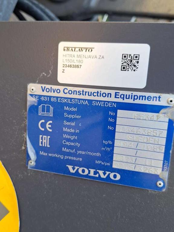 Volvo hydraulic attachment bracket 85347 Photo 5
