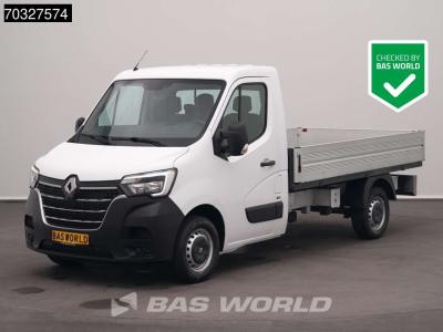 Renault Master 135PK Open Laadbak LED Airco Cruise Euro6 Pritsche Pickup Open Box A/C Cruise control en vente par BAS World B.V.