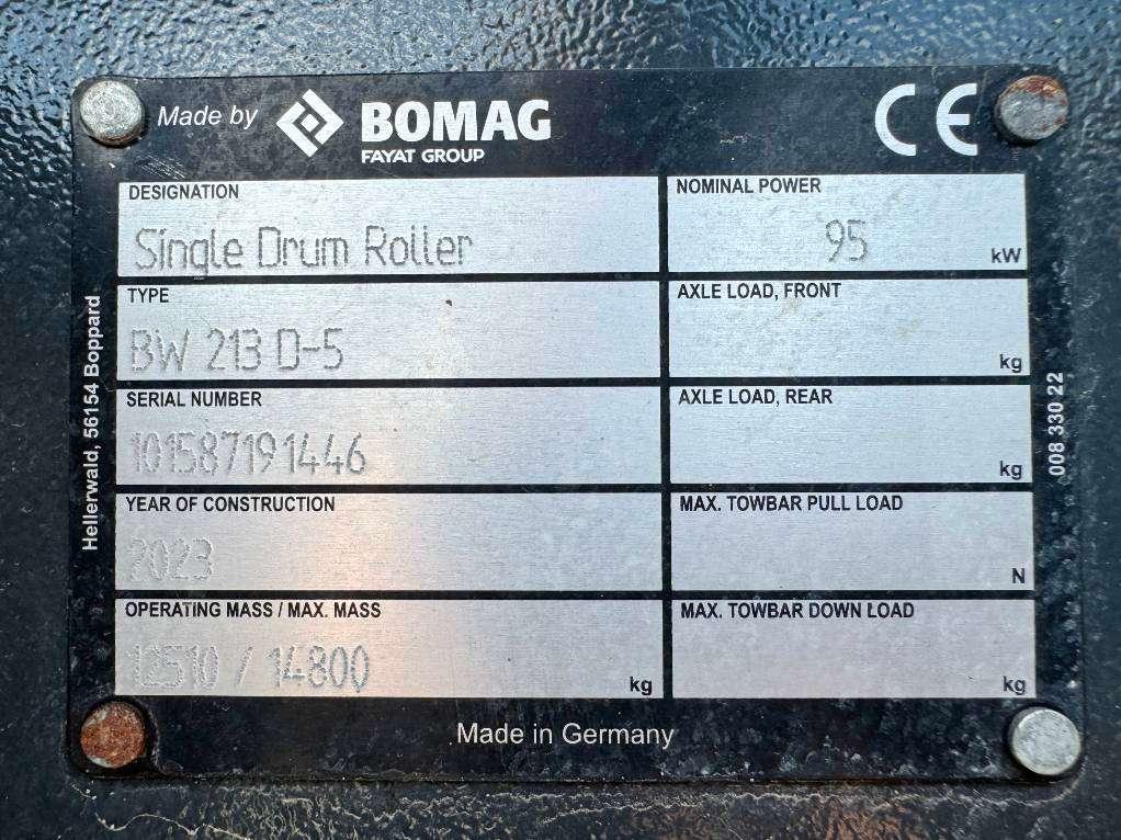 Bomag BW213D-5 - New / Unused / CE Certifed Photo 18
