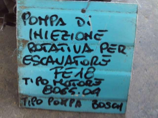 Pompa iniezione motore (rotativa) pour Fiat Allis FE18 - MOTORE FIAT 8065.04 - POMPA BOSCH 04510214 Photo 7