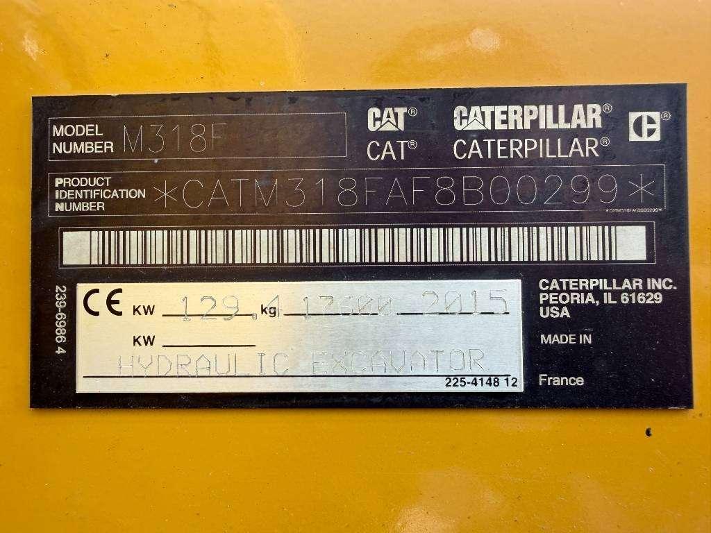 Caterpillar M318F Photo 8