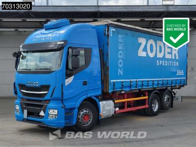 Iveco Stralis 480 6X2 BDF Curtainsider Full Air Retarder Lift-Axle Automatic Euro 6 en vente par BAS World B.V.