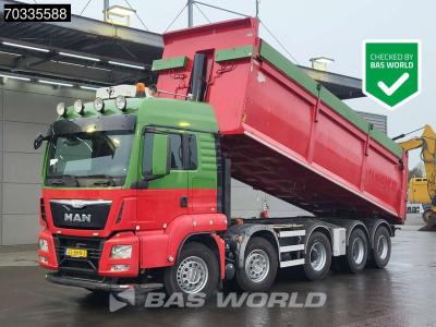Man TGS 49.480 10X4 NL-Truck APK 25m3 Ruizeveld tipper Big-Axle Automatic Euro 6 en vente par BAS World B.V.