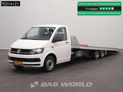 Volkswagen Transporter 140pk Eder Algema Fitzel 1500KG Nutzlast Autotransporter Cartransporter Oprijwagen Airc en vente par BAS World B.V.