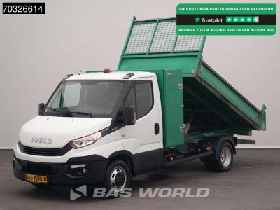 Iveco Daily 35C18 3.0L Kipper met Kist Dubbellucht 3,5t Trekhaak Navi Airco Cruise Camera Euro6 Tipper Be en vente par BAS World B.V.