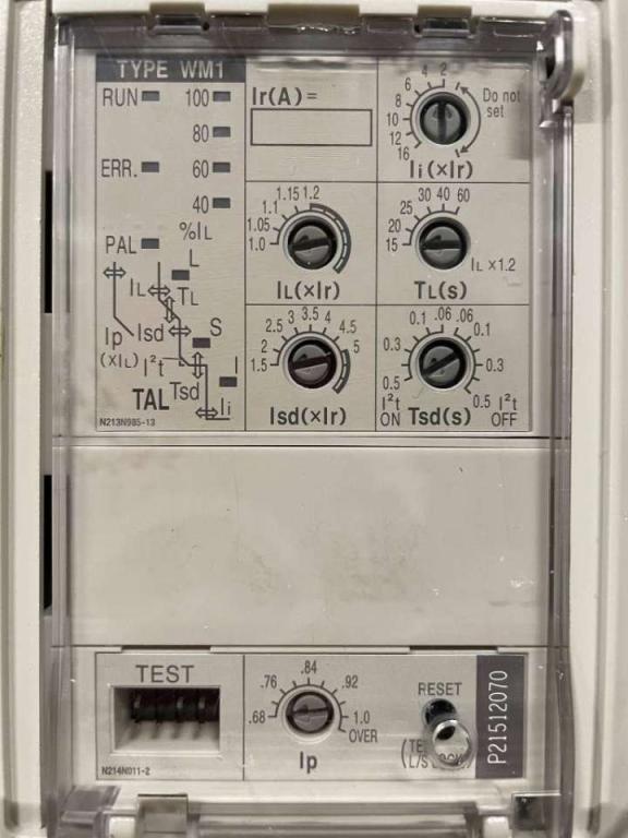 Mitsubishi Circuit breaker 1250A - AE1250-SW 3P - DPX-12648 Photo 9