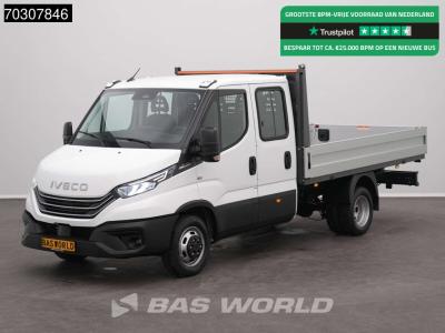 Iveco Daily 35C21 3.0L Open Laadbak Dubbel Cabine 210PK Dubbellucht 3,5t Trekgewicht ACC LED Airco Camera en vente par BAS World B.V.