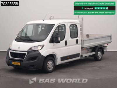 Peugeot Boxer 130pk Dubbel Cabine Open Laadbak Airco Trekhaak Euro6 Pritsche Pickup Airco Trekhaak en vente par BAS World B.V.