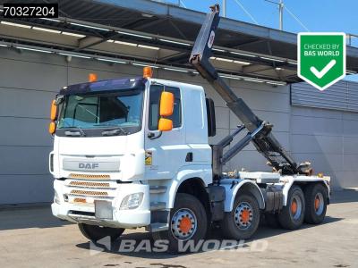 Daf CF 410 8X4 Full Steel Manual Gearbox HYVA 22t Hook Big-Axle Euro 6 en vente par BAS World B.V.