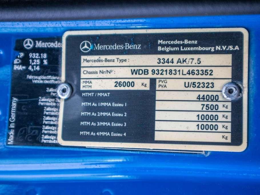 Mercedes-Benz ACTROS 3344 AK MP3 HMF 1643 Z2 Photo 22